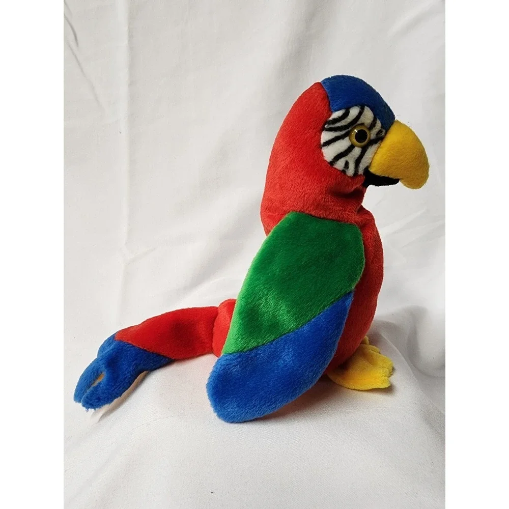 Ty Beanie Baby Jabber‎ The Parrot Tropical Bird Birthday October 10 1997  errors